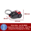 Fakir Red Vac Power Staubsauger mit Beutel 700W, Produktbild-Vorschau 2