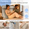 ELONEO Coussin dorsal avec traversin amovible et poche Voir les images du produit 3
