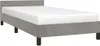 vidaXL Rám postele bez matrace světle šedý 80x200 cm Náhled obrázku produktu 1