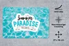 MuchoWow® Mauspad Mousepad Sommer - Sprichwort - Paradies Produktbild-Vorschau 2