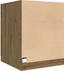 The back and side of a cabinet with a wood-like finish. Náhled obrázku produktu