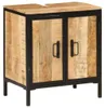 vidaXL Mobiletto 55x35x60 cm in legno massiccio di mango e Anteprima dell’immagine prodotto 8