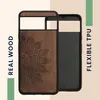 kwmobile Handyhülle für Google Pixel 8 Hülle Holz - Case Produktbild-Vorschau 4