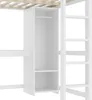 OKWISH Lit Mezzanine 140x200 cm Ado - Lit avec Bureau, Voir les images du produit 7