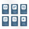 A grid of six feature callouts for a product, each with an icon and text description. Podgląd zdjęcia produktu