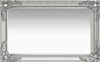vidaXL Lustro ścienne w stylu barokowym 50x80 cm srebrne Podgląd zdjęcia produktu 7