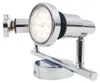 LED Badleuchte Spotleuchte chwenkbar 2xGU10 je 4 W Chrom Produktbild-Vorschau 5
