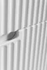 Close-up abstract view of the ribbed texture of a white cabinet or furniture piece. Náhled obrázku produktu