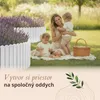 Floranica drevený okraj záhona 40 x 200 cm biely obruba Náhľad obrázku produktu 6