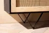 Sideboard 175x75x45 cm Mango Massivholz / Rattan Kommode Produktbild-Vorschau 6