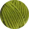 A close-up view of a ball of green yarn. Produktbild-Vorschau