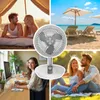 Stolový USB ventilátor Climative FlexiGo, bezdrôtový, Náhľad obrázku produktu 12