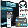 SUNNIVA 920W Balkonkraftwerk BIFAZIAL FULLBLACK komplett Produktbild-Vorschau 1