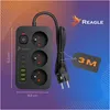 Reagle Ciabatta elettrica 3m 3 prese & 6 USB (3x USB-C), Anteprima dell’immagine prodotto 8