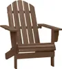 vidaXL Zahradní židle Adirondack se stolem z masivního Náhled obrázku produktu 4