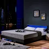 Home Deluxe - Lit LED ASTRO - Gris foncé, 180 x 200 cm - Voir les images du produit 2