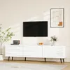 Merax TV Lowboard mit 3 Klapptüren, 80 Zoll TV Schrank aus Produktbild-Vorschau 6
