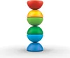 A stack of colorful, half-sphere shaped building blocks. Produktbild-Vorschau