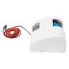 A white electric anchor winch with a red and black power cord coiled next to it, set against a white background. Náhled obrázku produktu
