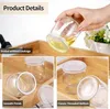 200 ml Durchsichtige Joghurtgläser mit Deckel, 12 Stück Produktbild-Vorschau 2