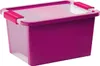 Úložný box Bi M, plast26 litrov transparentný/fialový Náhľad obrázku produktu 2