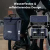 Wiltec 65499, Zadní, Taška na kolo, PVC, Polyester, Modrá, Náhled obrázku produktu 7