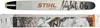 A STIHL chainsaw guide bar and its packaging are shown against a white background. Produktbild-Vorschau