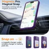 A phone case with MagSafe accessories attached, mounted on a car vent. Anteprima dell’immagine prodotto