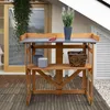 Pflanztisch, klappbar, Kiefernholz, braun, H 94cm Produktbild-Vorschau 3