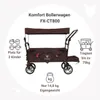 FUXLIFE by FUXTEC Chariot pliant FX-CT800 Comfort - Marron Voir les images du produit 2