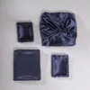 4-teiliges Luxus-Satin-Bettlaken-Set, 1 Bettlaken (243 x Produktbild-Vorschau 2