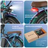 E-Bike Klappräder 36 V 25 Ah 900 Wh Rostfreie Produktbild-Vorschau 10