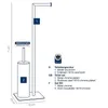 Kela Toilettengarnitur Style Metall 20x20x71cm, 22490 Produktbild-Vorschau 5