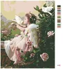 Zuty - Malen nach Zahlen - ENGEL IN ROSEN, 40x50 cm, ohne Produktbild-Vorschau 3