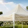 2,5x2,5m Pavillon Ersatzdach Transparent PVC Wasserdicht Produktbild-Vorschau 5