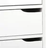 Schreibtisch HUGO aus massiver Kiefer in weiß, schöner Produktbild-Vorschau 3