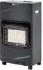 A dark gray gas heater with a silver grille is shown against a white background. Produktbild-Vorschau