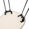 Satztisch 2er Set,Kleiner Oval Couchtisch Stapelbar Produktbild-Vorschau 5