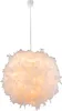 A white, fluffy pendant light. Anteprima dell’immagine prodotto