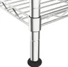 vidaXL Regál s 5 policemi 90x35x180 cm chrom 250 kg Náhled obrázku produktu 6