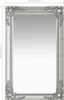 vidaXL Lustro ścienne w stylu barokowym 50x80 cm srebrne Podgląd zdjęcia produktu 11