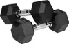 Rebel ACTIVE Rubber-coated cast iron dumbbells 2x7 kg Podgląd zdjęcia produktu 2