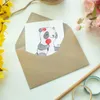 Mr. & Mrs. Panda babykarte Sportreporterin Herz - Weiß - Produktbild-Vorschau 3