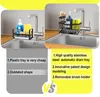 A comparison of two kitchen sink caddies, highlighting the features of one over the other. Produktbild-Vorschau