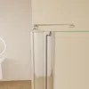 AICA 100cmx140cm Badewannenaufsatz Schwarz mit Blickdichten Produktbild-Vorschau 4