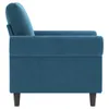 Sessel Blau 60 cm Samt Produktbild-Vorschau 4