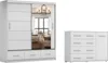 2er-Set Schwebetürenschrank Schrank Kleiderschrank FLORENCE Produktbild-Vorschau 1