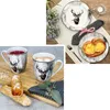 Set da colazione Alois 12 pezzi in porcellana cervo tazza Anteprima dell’immagine prodotto 5