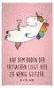 Mr. & Mrs. Panda Handtuch Einhorn Cocktail - Rot Pastell - Produktbild-Vorschau 1