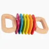 Goki Holz Rassel Regenbogen Babyspielzeug Produktbild-Vorschau 3